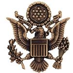 Officer Cap Insignia for new Army Green Service Uniform by Saunders Military Insignia