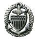 Officer In Charge Afloat Silver Badge by Saunders Military Insignia