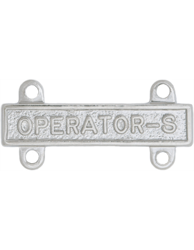 Operator S qualification bar - Saunders Military Insignia