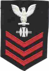 Opticalman US Navy Rating in black by Saunders Military Insignia