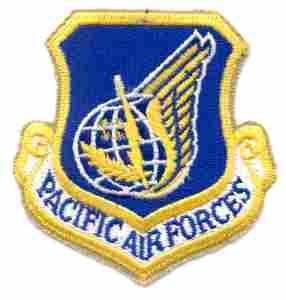 Pacific Air Force Patch Embroidered Aviation Insignia