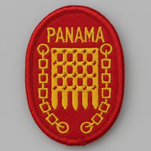 Panama Hellgate Felt Patch — USA-Made to Military Specifications