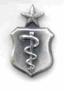 Physician Senior Badge in Silver Finish