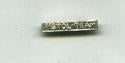 Pistol Team Bar Silver Ribbon Device by Saunders Military Insignia