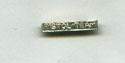 Pistol Team Bar Silver Ribbon Device - Saunders Military Insignia