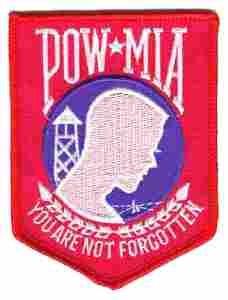 POW MIA in color Non Military Patch
