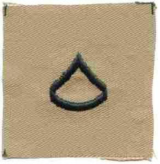 Private First Class Army Collar Chevron by Saunders Military Insignia