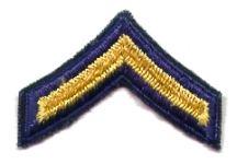 Private First Class Army Non-Combat Chev
