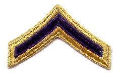 Private First Class Combat Chevron Army Combat Chevron