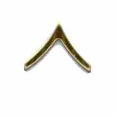 Private First Class (E2) Army Collar Chevron - Saunders Military Insignia