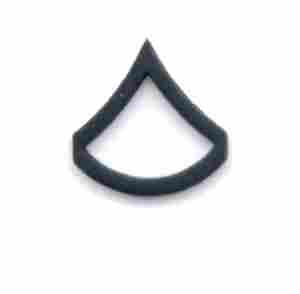 Private First Class subdued metal rank