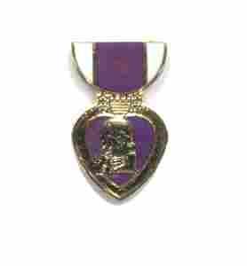 Purple Heart Medal Lapel Pin — USA-Made Military Honor Pin