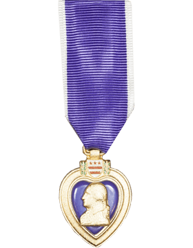 Purple Heart Miniature Medal - Saunders Military Insignia