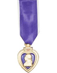 Purple Heart Miniature Medal - Saunders Military Insignia