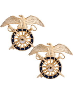 Quartermaster Officer Army branch of service badge - Saunders Military Insignia