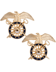 Quartermaster Officer Army branch of service badge - Saunders Military Insignia