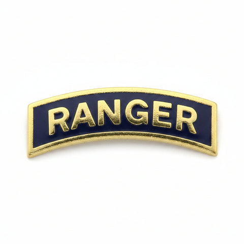 Ranger tab in metal regulation size - Saunders Military Insignia, tie tac