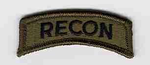 Recond Tab in green subdued