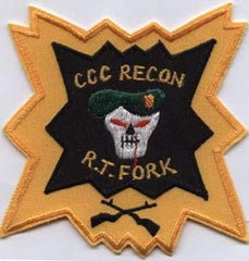 Reconnaissance Team Fork Command and Control Center Custom Patch by Saunders Military Insignia