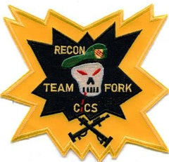 Reconnaissance Team Fork Command and Control South Custom Patch by Saunders Military Insignia