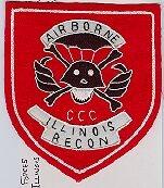 Reconnaissance Team Illinois Command and Control Central Patch, Handmade by Saunders Military Insignia