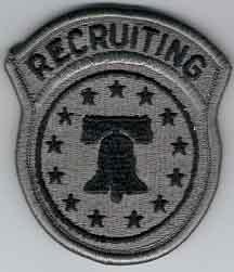Recruiting with Tab Army ACU Patch with Velcro - Saunders Military Insignia