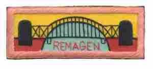 Remagan 9th Armored Custom made Cloth Patch - Saunders Military Insignia