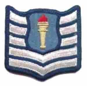 ROTC Technical Sergeant Clutch Back Rank Insignia Pin