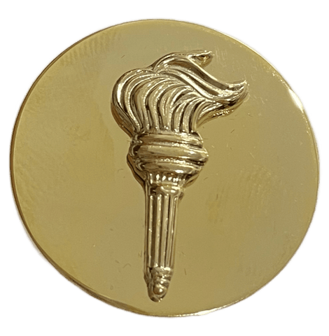 ROTC (Torch) Enlisted Branch Of Service Metal badge - Saunders Military Insignia
