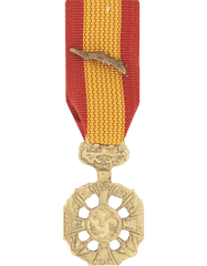 RVN Vietnam Cross Gallantry with palm miniature medal - Saunders Military Insignia