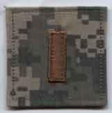 Second Lieutenant Army ACU Rank with Velcro - Saunders Military Insignia