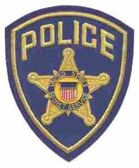 Secret Service Police Patch, bullion, 5 inch - Saunders Military Insignia