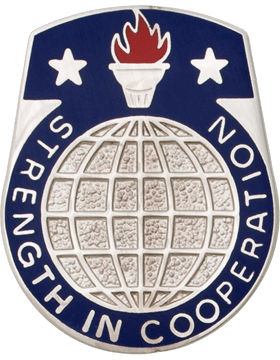 Security Assistance Command Unit Crest - Saunders Military Insignia
