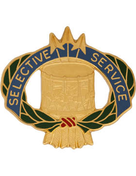 Selective Service System Unit Crest - Saunders Military Insignia