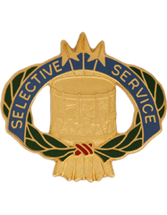 Selective Service System Unit Crest - Saunders Military Insignia