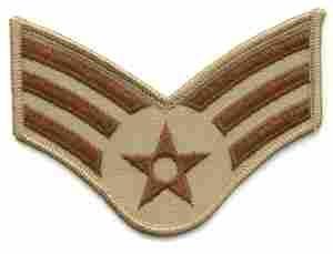 Senior Airman USAF Chevron - Saunders Military Insignia