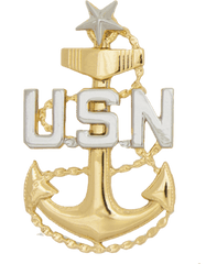 Senior Petty Officer Cap Device - Saunders Military Insignia