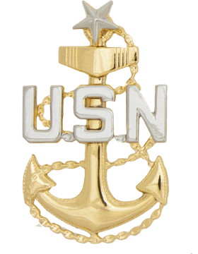 Senior Petty Officer Cap Device - Saunders Military Insignia