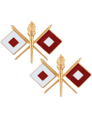 Signal Corps Officer Army branch of service badge - Saunders Military Insignia