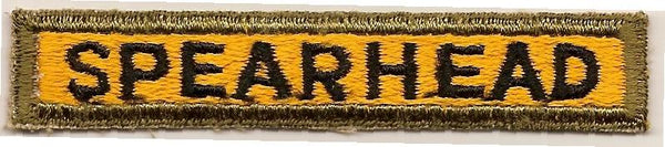 Spearhead Tab Tab, Cut Edge Khaki Twill d