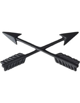 Special Forces Officer Army Branch Service badge in black metal - Saunders Military Insignia