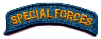 Special Forces Tab Full Color Patch