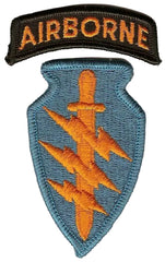Special Forces with Airborne tab Patch with Tab - Saunders Military Insignia