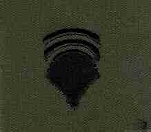 Specialist 6th (S6) subued Army Collar Chevron