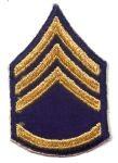 Staff Sergeant Army Non-Combat Chevron - Saunders Military Insignia