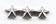Star silvertrip Ribbon Device - Saunders Military Insignia