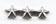 Star silvertrip Ribbon Device - Saunders Military Insignia