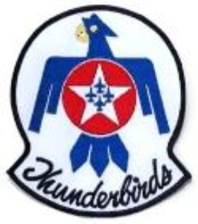 Thunderbirds Large Patch Official US Air Force Embroidered