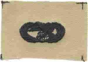 Transportation Badge in Desert Subdued cloth - Saunders Military Insignia