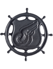 Transportation Officer Army branch of service badge in black metal - Saunders Military Insignia